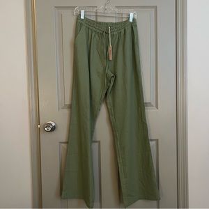 Linen Drawstring Pants